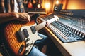 A MusicianÃ¢â¬â¢s Creative Process: Composing with Guitar and Mixing
